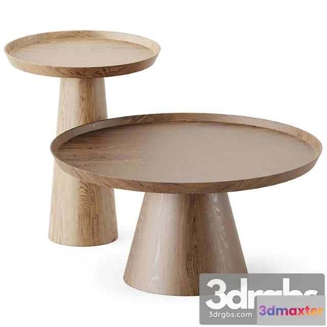 1040144 - Luana round coffee table by bloomingville