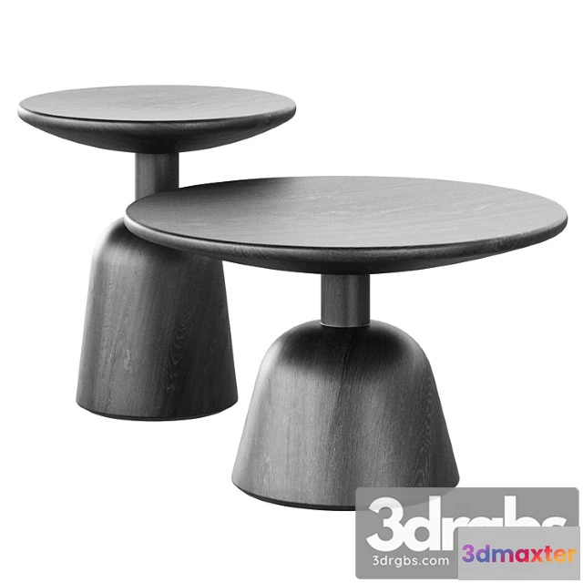 1040168 - Macbeth hemlock black wood side table by cb2