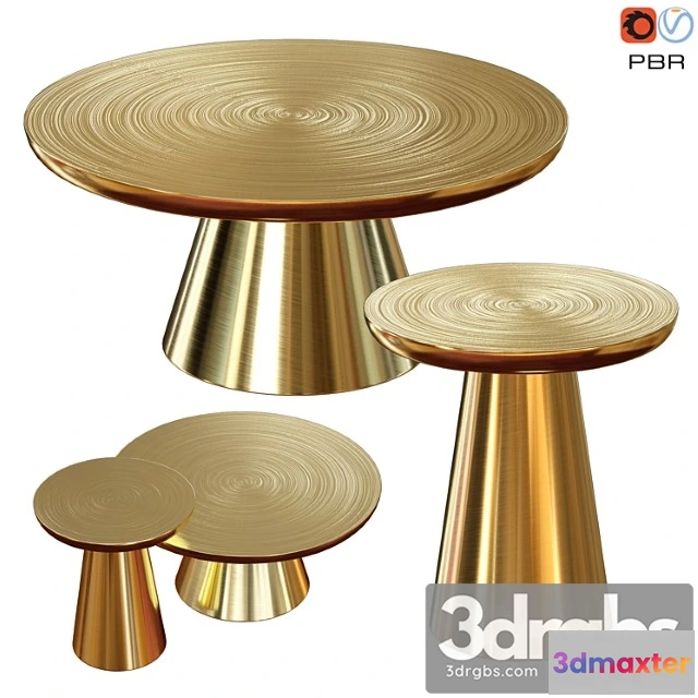 1040194 - Martini collection gold coffe table