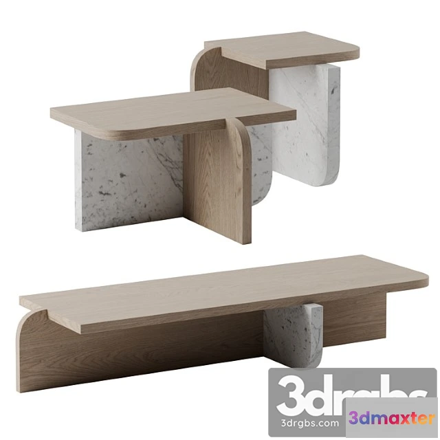 1040400 - Offset coffee tables by linteloo