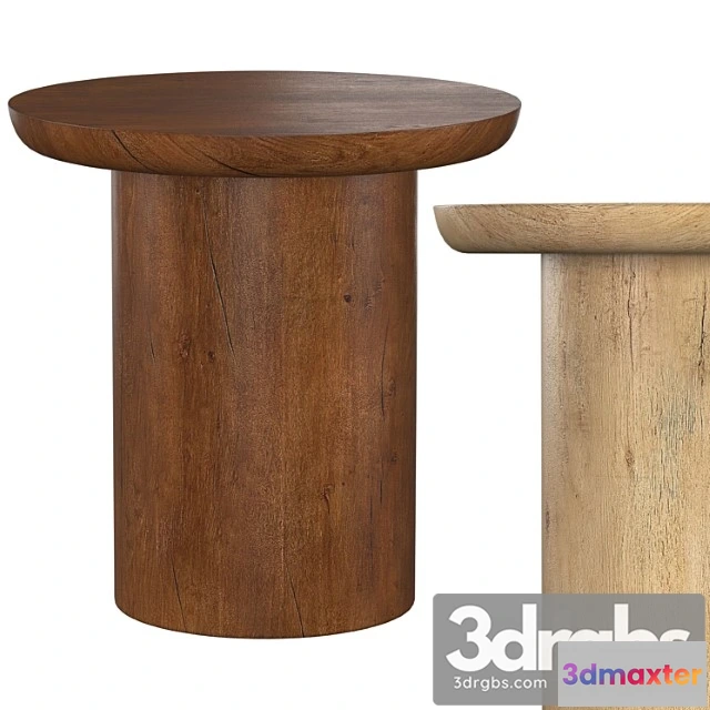 1040424 - Oslo pedestal round side table