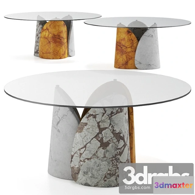 1040470 - Petalo round table by lithos design