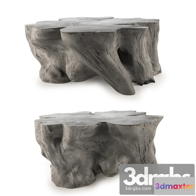 1040596 - Restoration hardware malay cast concrete table