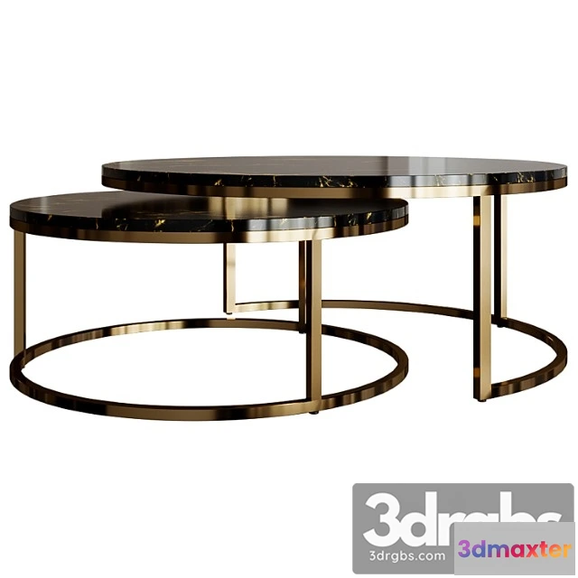 1040694 - Set of two wire coffee tables