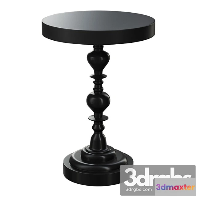 1040698 - Shaine side table black metal