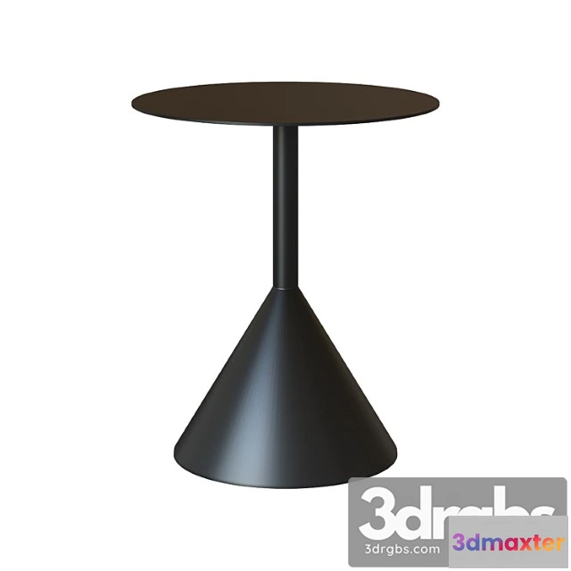 1040746 - Side table yinan ø 48 cm black