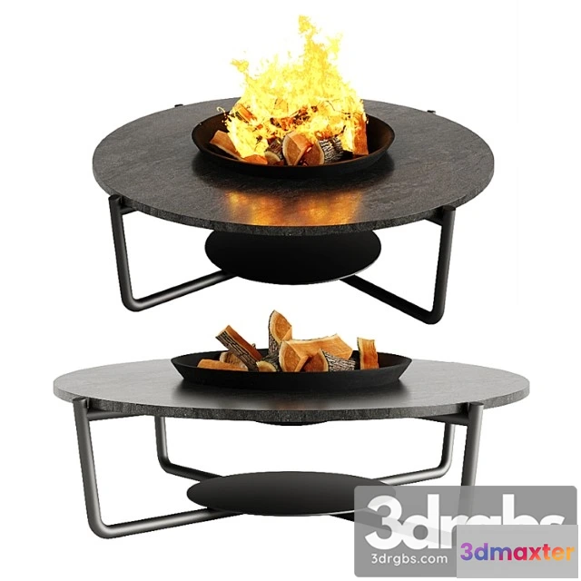 1040934 - Talenti - domino round coffee table in 2 colors