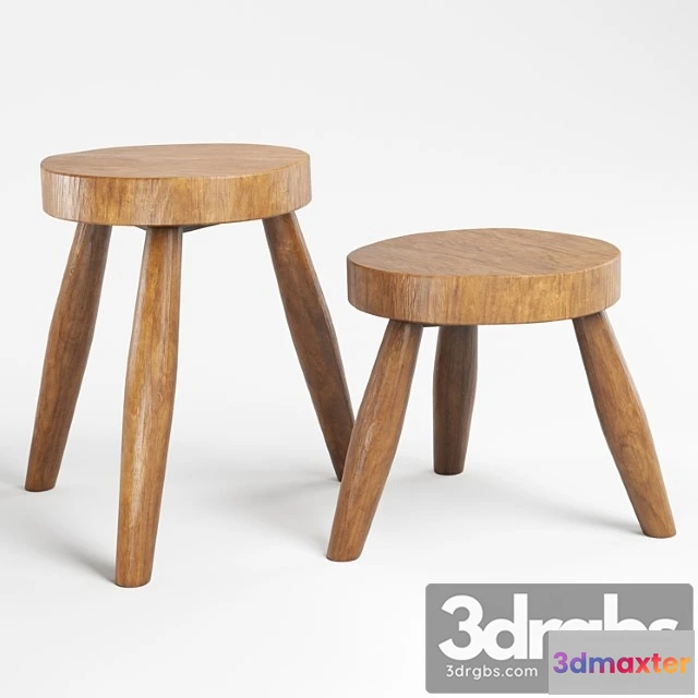 1041176 - Zara home teak stool - No.2