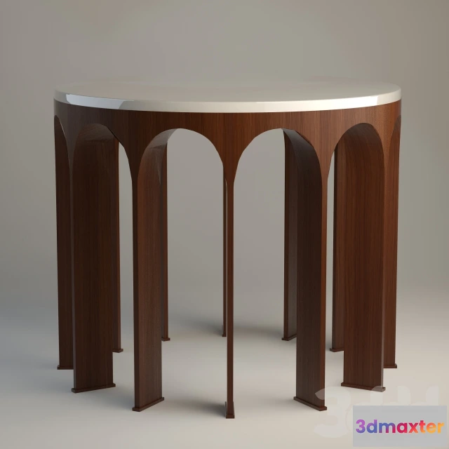 1073384 - Baker - Arcade Center Side Table - 206941