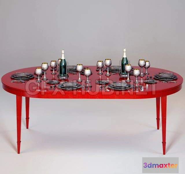 1073400 - BAKER CLASSIC OVAL DINING TABLE №7838 - 206957