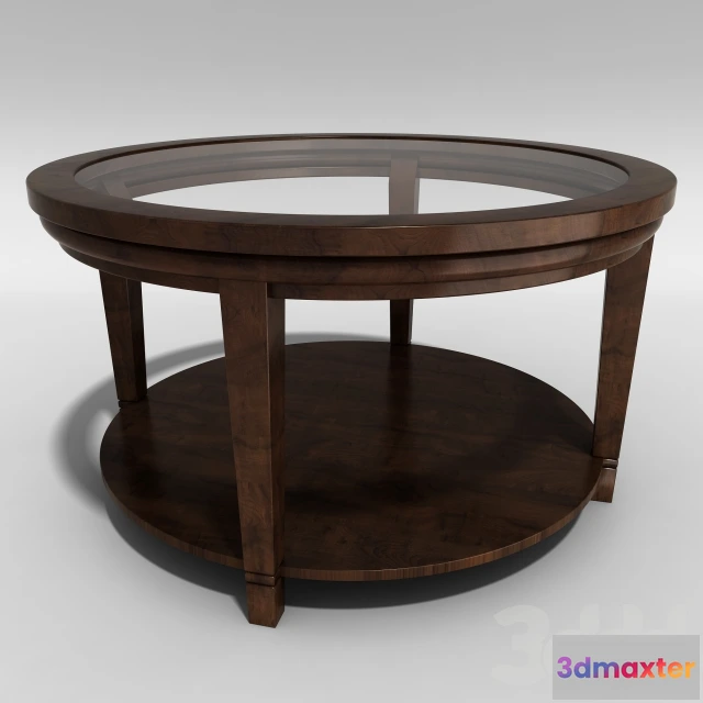 1073700 - Bassett Easton round cocktail table - 207257