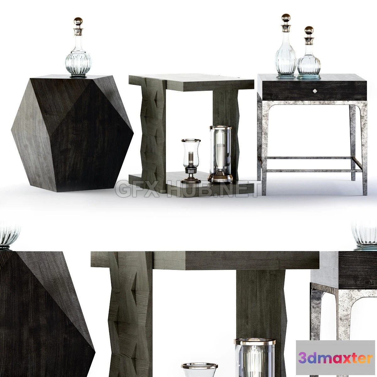 1074546 - Bernhardt Linea end tables - 208103