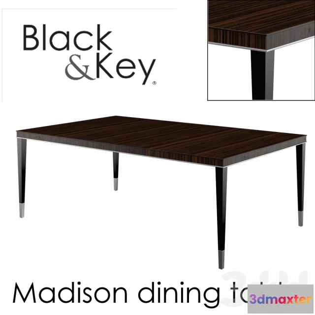 1074776 - BlackKey Madison Dining Table - 208333