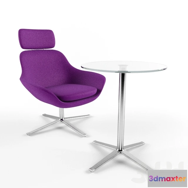 1074922 - Bob Lounge Chair  Table - 208479