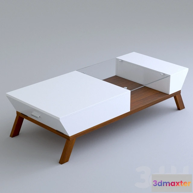 1075344 - Braxton Coffee Table White - 208901