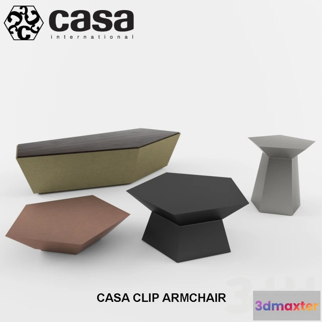 1076048 - Casa Intl Vulcano Low Table - 209605