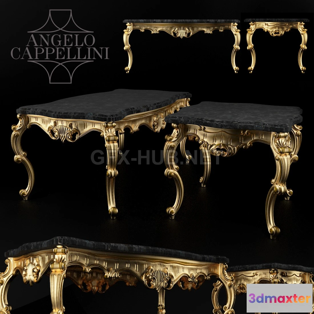 1077194 - Classic tables by Angelo Cappellini 3d models - 210751