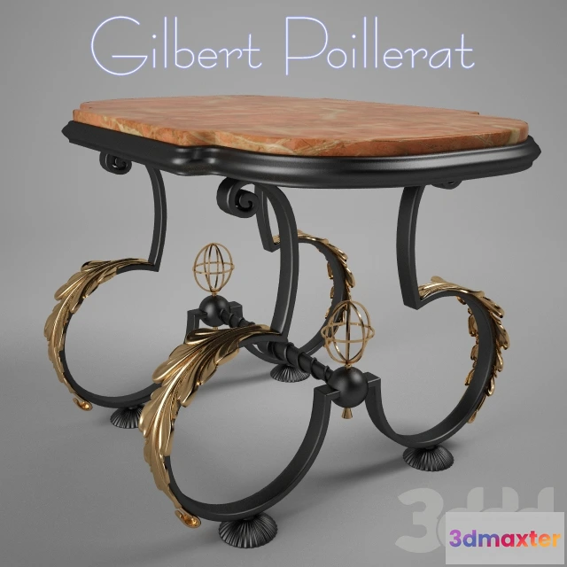 1077420 - Coffe table by Gilbert Poillerat - 210977