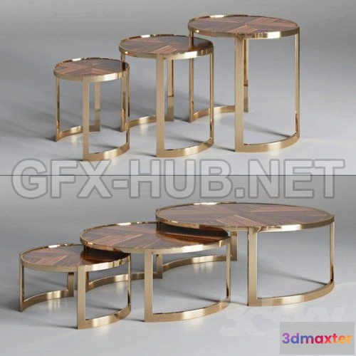 1077462 - Coffee table ANYA Fendi Casa 3D model - 211019