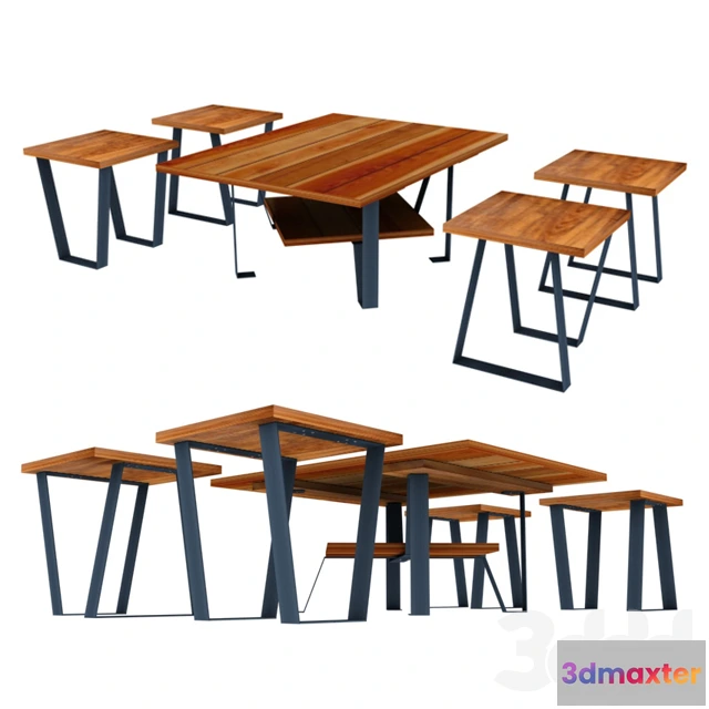 1077488 - coffee table set - 211045