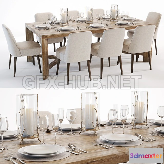 1078078 - Curations Limited Gernoble  Torino table set - 211635
