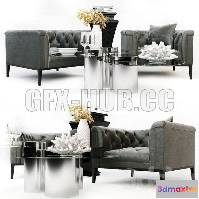 1079874 - Eichholtz Cesare  Table Set - 213431