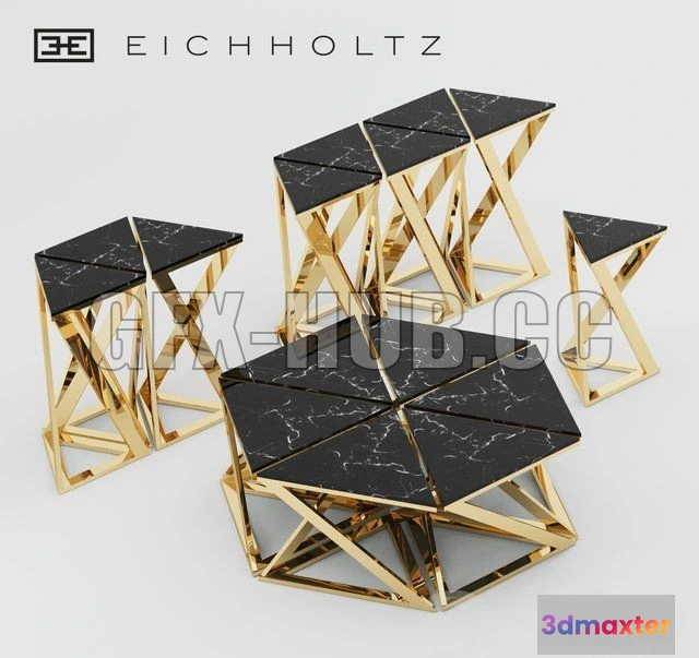 1079914 - Eichholtz Galaxy table set - 213471