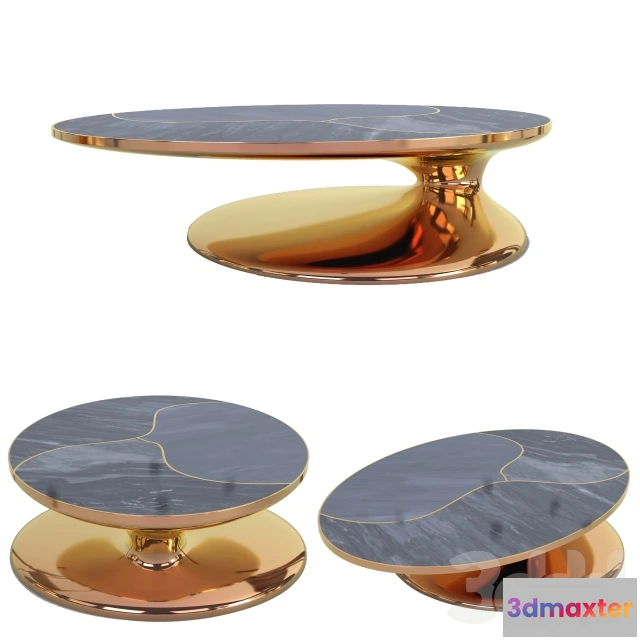 1080110 - ELLIPTICAL COFFEE TABLE - 213667