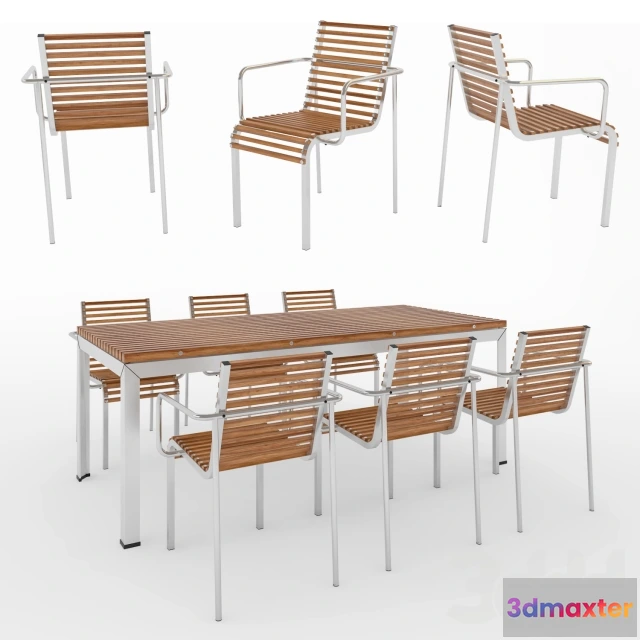 1080416 - EXTEMPORE Garden table and chair - 213973