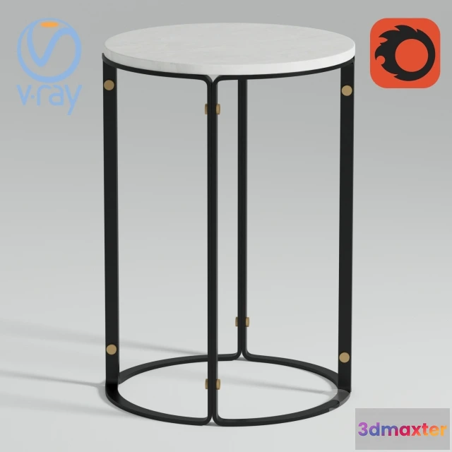 1080588 - FEDERAL SIDE TABLE - 214145