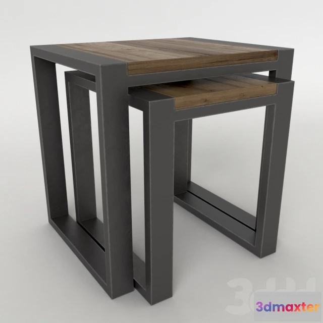 1080974 - Fletcher Side Table Set - 214531