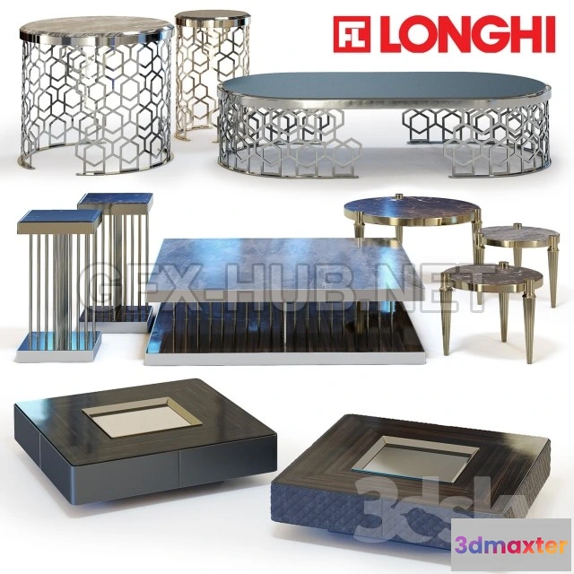 1081422 - FRATELLI LONGHI Coffee Tables Set 02 - 214979