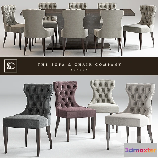 1082398 - Guinea dining chair  Langham Table Lugano - 215955