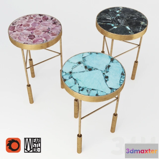 1084170 - Kelly Wearstler Sedona Side Table - 217727