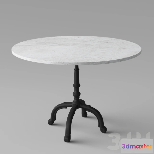 1084830 - La Coupole Round Iron Bistro Table - 218387