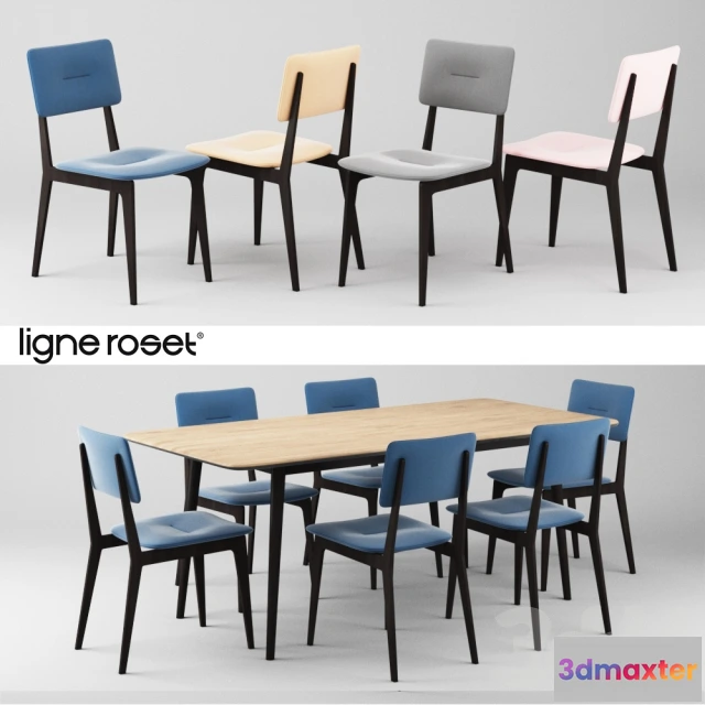 1085388 - Ligne Roset Table Carlotta and Chair Felt 2 - 218945