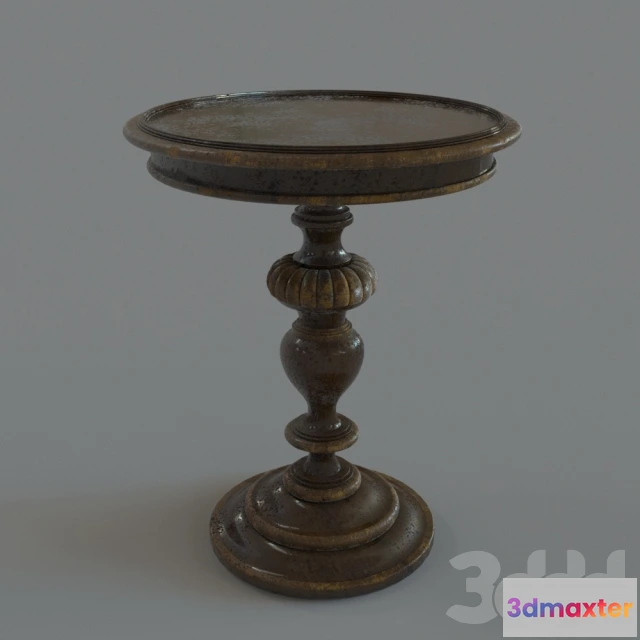 1086132 - Marge Carson Seville Round Chairside Table - 219689