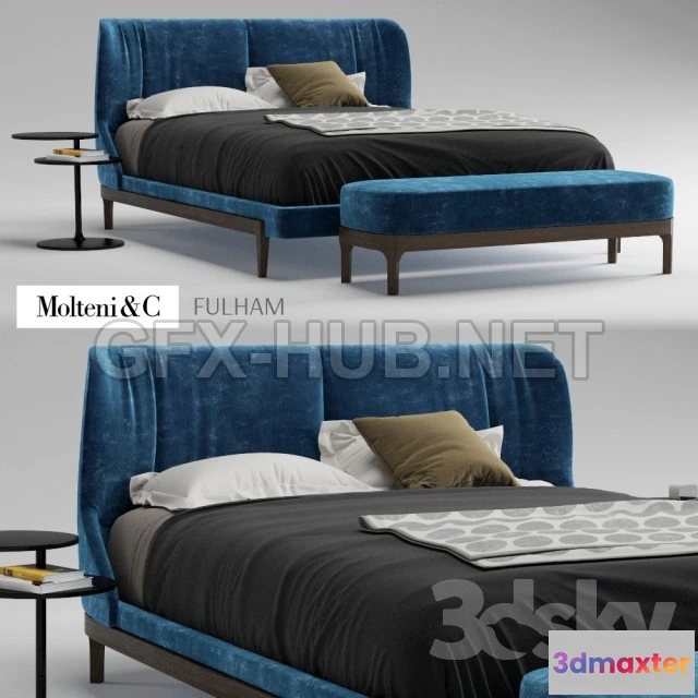 1087212 - Molteni FULHAM Bed and table VICINO - 220769