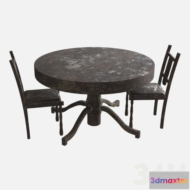 1087984 - Old Table Chair - 221541