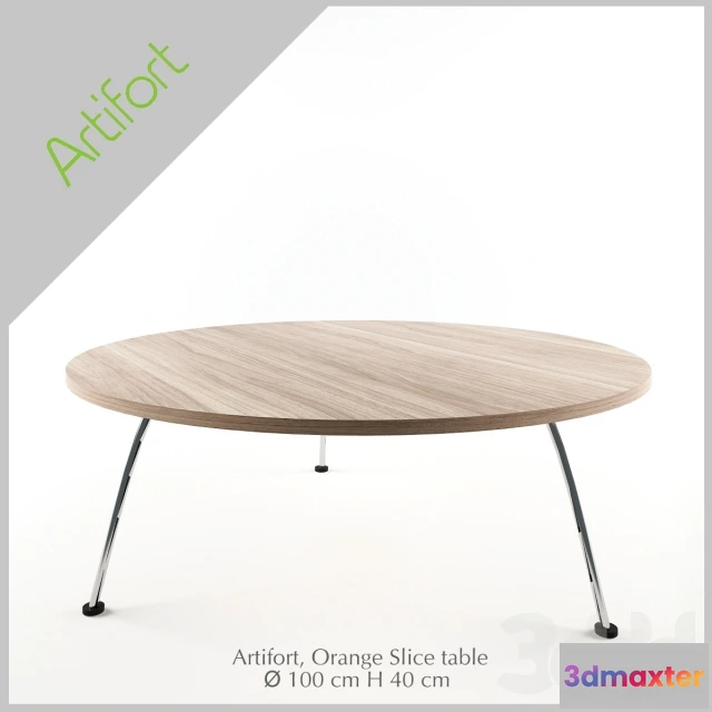 1088040 - OM Artifort Orange Slice table - 221597