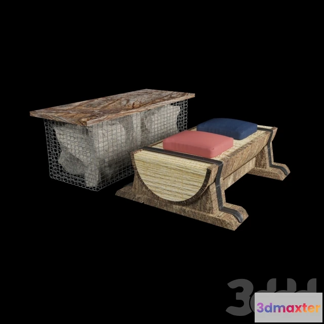 1088386 - outdoor Table + chair - 221943