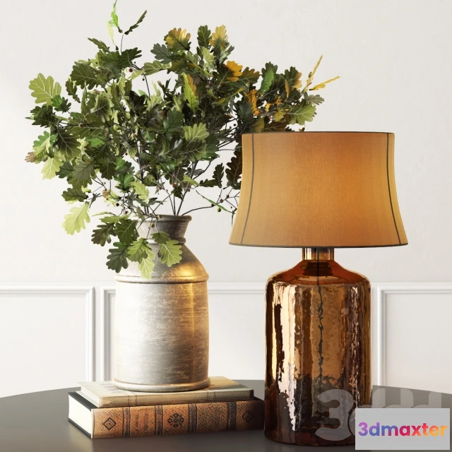 1089548 - POTTERY BARN Table Lamp with Decoration PRO - 223105