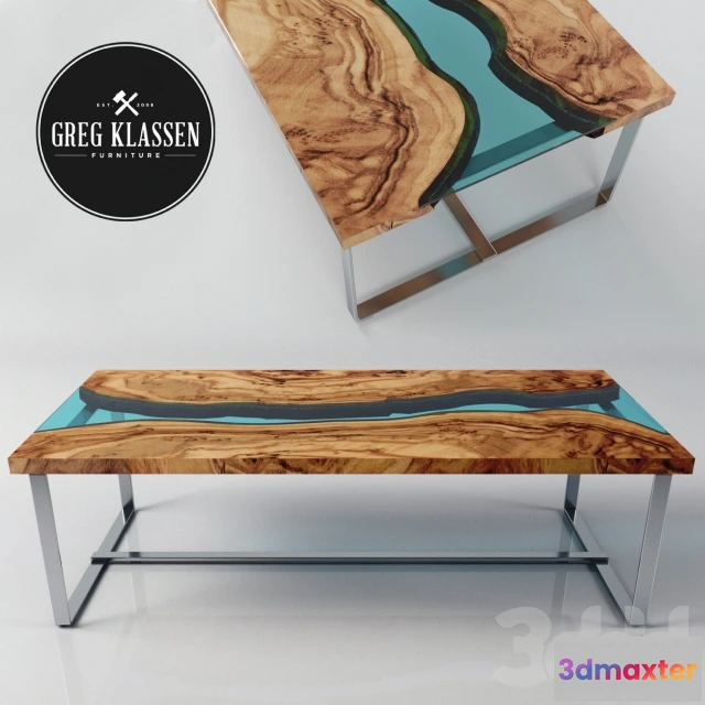 1090432 - RIVER_Olive Wood Table - 223989