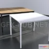 1091808 - Slim square table - 225365
