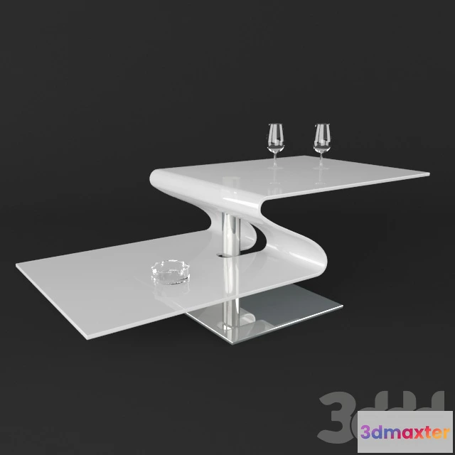1092896 - Striking 2 Level Glass Pavones Coffee Table - 226453