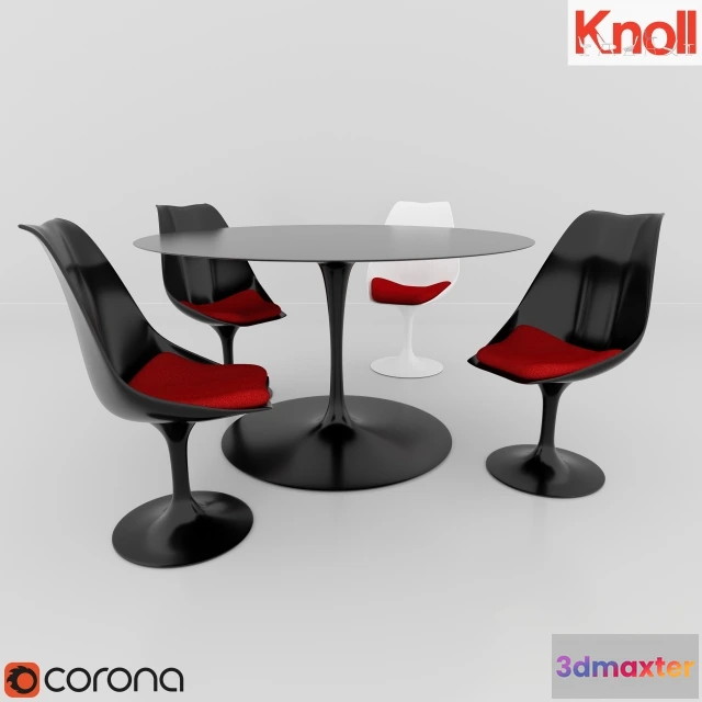 1093130 - Table and chairs KNOLL - 226687