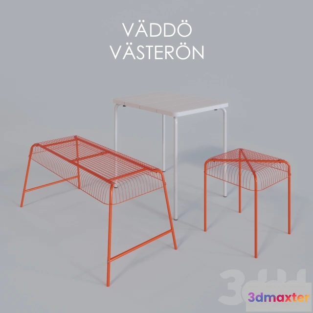 1093292 - Table VÄDDÖBench VÄSTERÖNStool VÄSTERÖN - 226849