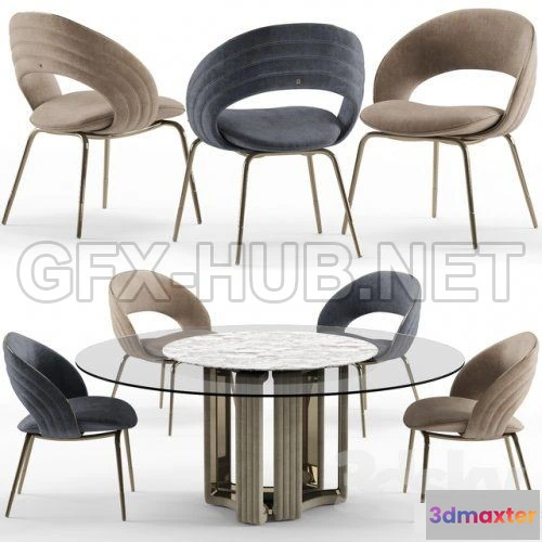 1094626 - Visionnaire Kylo chair and table - 228183