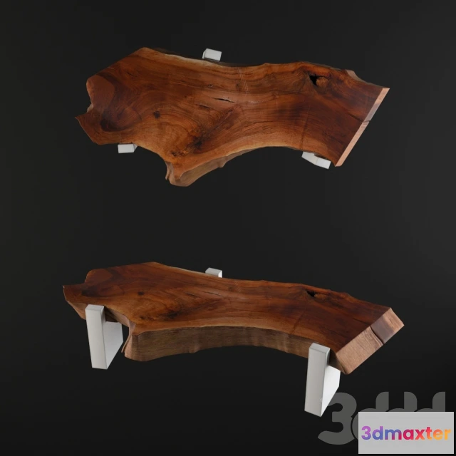 1095332 - Wood slab coffee table - 228889