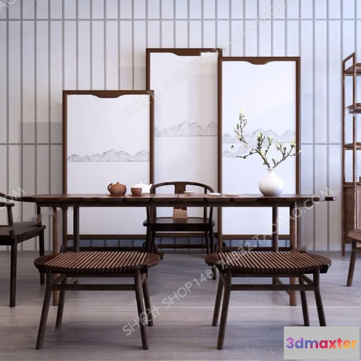 1127914 - Tea Coffee Table - 3D Models - 1092